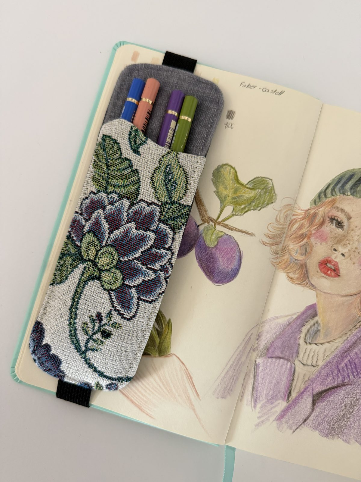 Pen Wave welur+ kwiaty A5 — zdjęcie 1 z 6